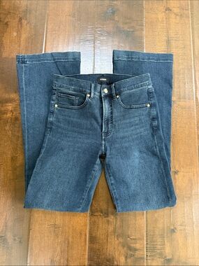 Express Women’s Straight Leg Jeans in Dark Blue